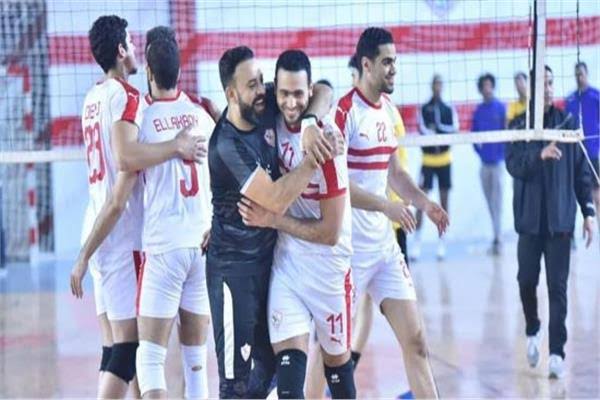 طائرة الزمالك تواصل التألق بالفوز على سموحة في الدوري 